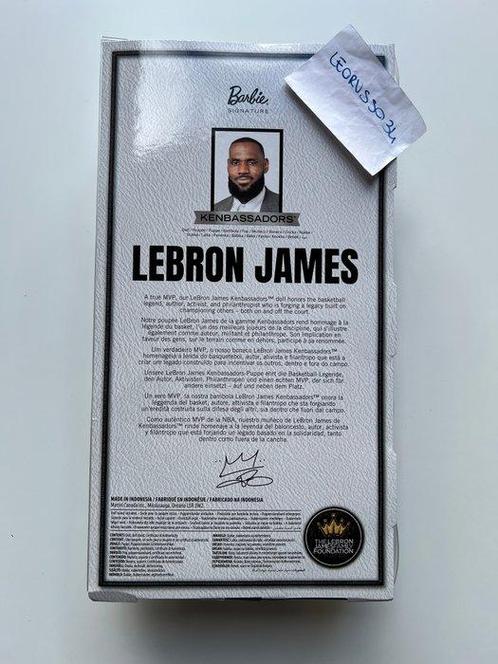 Mattel - Barbiepop Lebron James - 2020+ - V.S., Antiek en Kunst, Antiek | Speelgoed