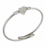 Fako Bijoux® - Dames Armband Klein Hart - Compleet RVS -, Handtassen en Accessoires, Armbanden, Verzenden, Nieuw