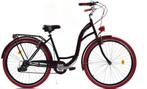 Meisjesfiets - 26 inch - met 7 versnellingen - zwart rood, Fietsen en Brommers, Ophalen of Verzenden, Nieuw