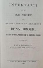 A J Enschede, P N van Doorninck, - Kennemerland; Inventaris, Antiek en Kunst