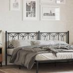 vidaXL Hoofdbord 193 cm metaal zwart, Huis en Inrichting, Slaapkamer | Bedden, Verzenden, Nieuw