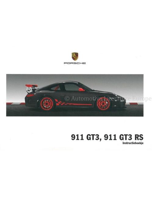 2010 PORSCHE 911 GT3 RS INSTRUCTIEBOEKJE NEDERLANDS, Auto diversen, Handleidingen en Instructieboekjes, Ophalen of Verzenden