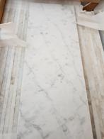 Dallage marbre Carrare bandes 30x2 cm 32m² liquidation stock, Doe-het-zelf en Bouw, Tegels, Ophalen, Carrelage de sol