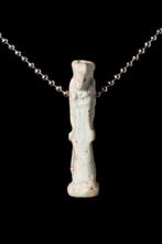 Oud-Egyptisch Faience Thoth-amulet  (Zonder Minimumprijs)