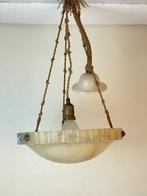 Plafondlamp - Oude plafondlamp gemaakt van marmer onyx -, Antiek en Kunst