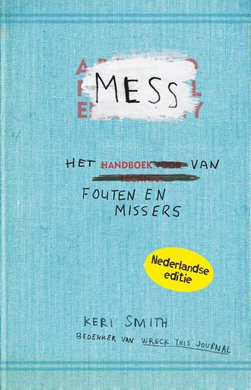 MESS / Wreck this journal 9789049107468 Keri Smith, Boeken, Psychologie, Zo goed als nieuw, Verzenden