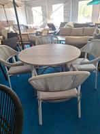 Tuinset 4 pers - Ronde tafel - 4 losse stoelen, Ophalen of Verzenden, Nieuw