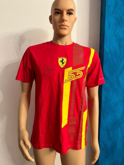 Ferrari - Formule 1 - Carlos Sainz - 2023 - T-shirts, Collections, Marques automobiles, Motos & Formules 1