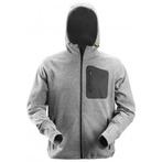 Snickers 8041 flexiwork, fleece hoodie - 1804 - grey - black, Doe-het-zelf en Bouw, Nieuw