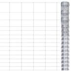 vidaXL Hek 50x1,6 m gegalvaniseerd staal zilverkleurig, Tuin en Terras, Tuinhekken en Hekwerk, Verzenden, Nieuw