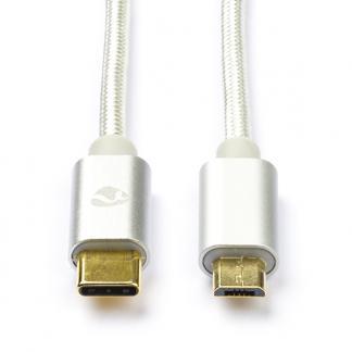 Oppo oplaadkabel | USB C  Micro USB 2.0 | 3 meter, Telecommunicatie, Mobiele telefoons | Toebehoren en Onderdelen, Verzenden