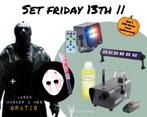 Halloweenset Friday 13th Rookmachine, UV Blacklight En