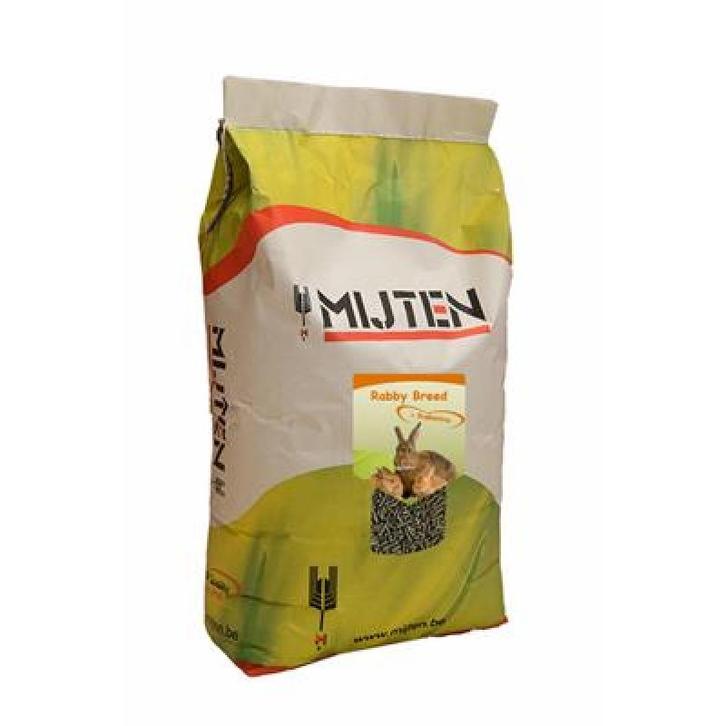 Konijnenvoer - rabby breed fokkorrel - 20 kg, Dieren en Toebehoren, Knaagdieren en Konijnen | Toebehoren, Nieuw