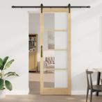 vidaXL Schuifdeur met Bevestigingsset ORKDAL83x232 cm, Doe-het-zelf en Bouw, Deuren en Vliegenramen, Verzenden, Nieuw