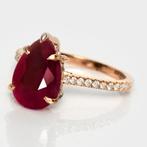 Zonder Minimumprijs - Ring - 14 karaat Roségoud, 4,72 ct, Handtassen en Accessoires, Ringen, Nieuw
