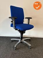 Haworth Comforto 77 - Nieuwe blauwe stoffering - Chroom voet, Werkplek, Ophalen of Verzenden, Gebruikt, Stoel