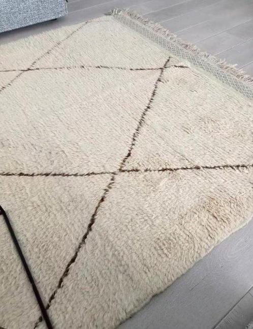 Beni Ourain - Vloerkleed - 250 cm - 150 cm, Huis en Inrichting, Stoffering | Tapijten en Vloerkleden