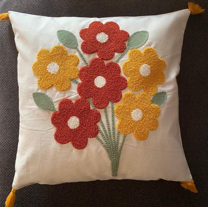 Wandtapijt (4) - 43 cm - 43 cm - Wandkleed geweven kussens, Antiek en Kunst, Kunst | Designobjecten