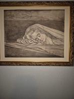 Jan Toorop (1858-1928) - DE NOOIT RUSTENDE LIEFDE, Antiquités & Art