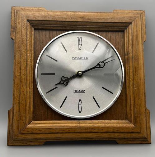 Wanduhr - Dugena | Dugena Space Age Wanduhr 25x25 cm –, Antiek en Kunst, Curiosa en Brocante