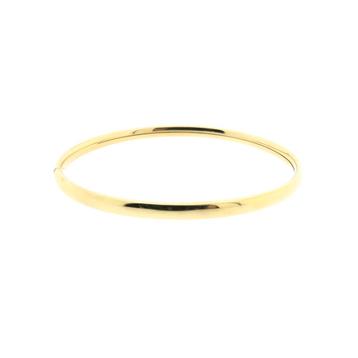 Gouden slavenarmband | Ø 58,5 mm (tijdloos sieraad) beschikbaar voor biedingen