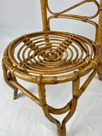 Stoel - Bamboe, Rattan - Hoge stoel van bamboe en rotan,