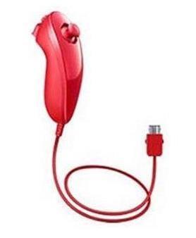 Wii Nunchuk Rood (Wii Accessoires) (Nintendo Wii), Games en Spelcomputers, Spelcomputers | Nintendo Wii, Zo goed als nieuw, Ophalen of Verzenden