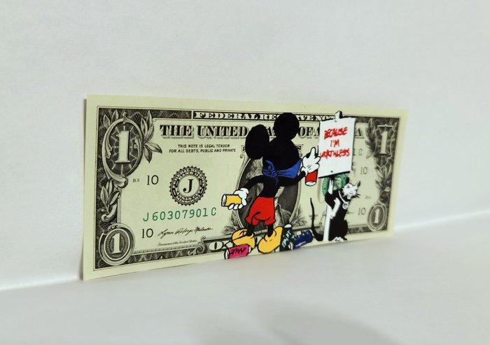 BASM - Mickey is Banksy, Antiek en Kunst, Kunst | Schilderijen | Modern