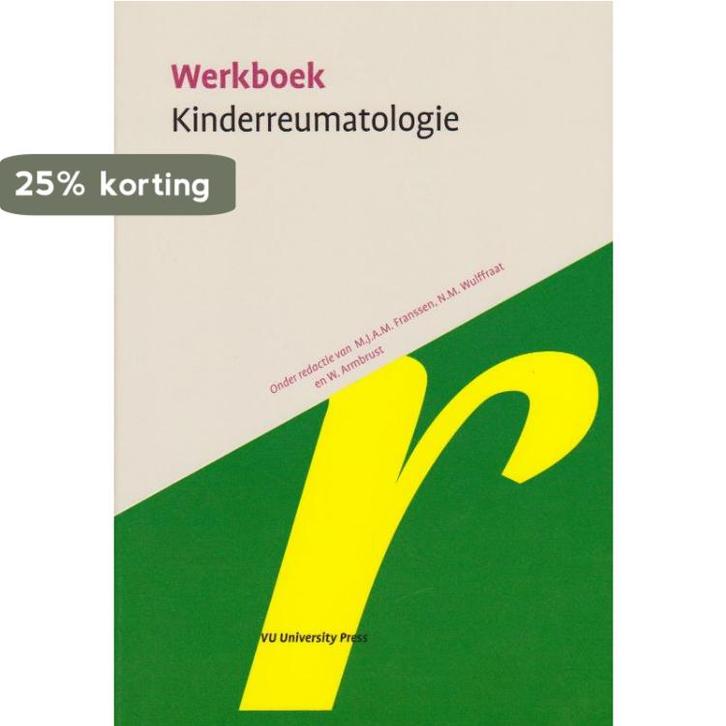 Werkboek kinderreumatologie / Werkboeken Kindergeneeskunde, Boeken, Wetenschap, Gelezen, Verzenden