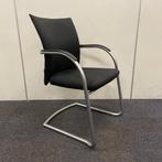 Vergaderstoel Aspa - Klöber 742,  Stapelbaar,  zwart - grijs, Huis en Inrichting, Stoelen, Gebruikt, Eén, Zwart