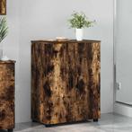 vidaXL Badkamerkast Gerookt eiken 60 x 35 x 80 cm Bewerkt, Huis en Inrichting, Verzenden, Nieuw