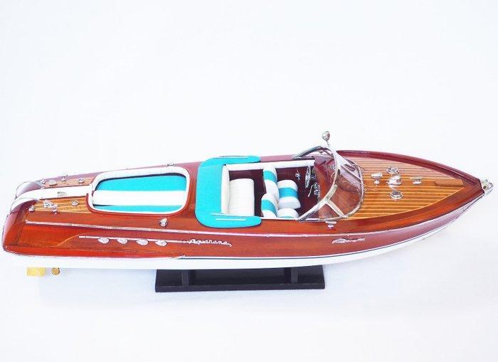 Maquette Riva Aquarama 67 cm bois Luxe 1:12 - Modelboot, Hobby en Vrije tijd, Modelauto's | 1:5 tot 1:12