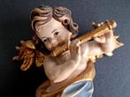 Beeldje - 2 x Engel Putte ca. 19cm - Hout