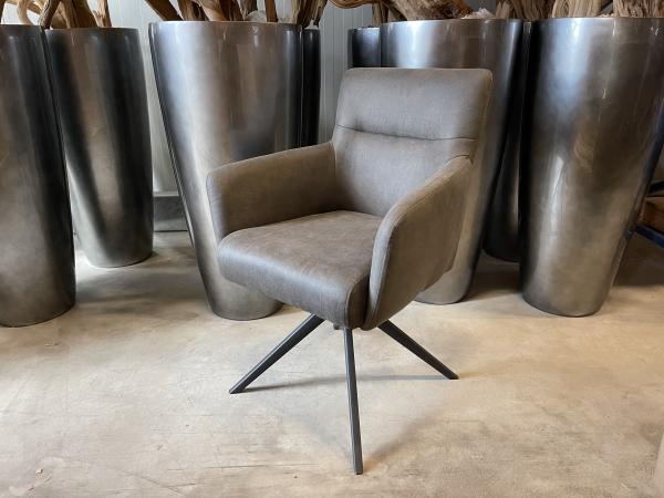 Veiling - Eetkamerstoel Turner (set van 4) Microvezel stof -, Huis en Inrichting, Stoelen