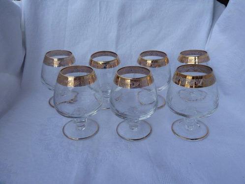 Drinkservies (7) - Medici - Glas - Cognacschwenker Murano, Antiek en Kunst, Curiosa en Brocante