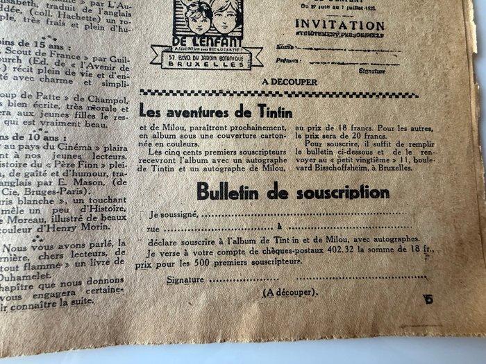 Le Petit Vingtième 24 - Tintin au Congo- avec rare bon de, Boeken, Stripverhalen