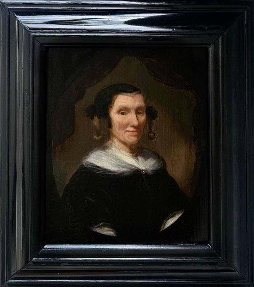 Nicolaes Maes (1634-1693), Attribué(e) à - Portrait of a, Antiek en Kunst, Kunst | Schilderijen | Klassiek