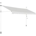 2dekans | coast Intrekbaar Zonnescherm 300x125 cm — Beige,, Tuin en Terras, Ophalen of Verzenden, Nieuw