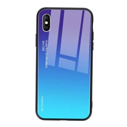 Xiaomi Mi Note 10 Pro Gradient Hoesje - TPU en 9H Glas -, Télécoms, Téléphonie mobile | Housses, Coques & Façades | Marques Autre