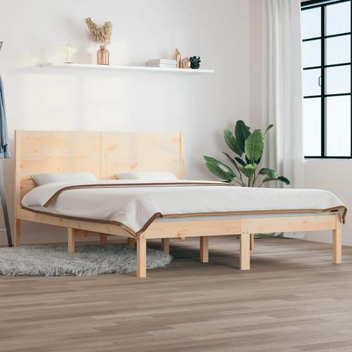 vidaXL Bedframe zonder matras massief grenenhout 160x200 cm, Huis en Inrichting, Slaapkamer | Bedden, Nieuw, Verzenden