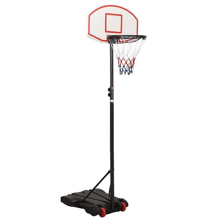 vidaXL Basketbalstandaard 216-250 cm polyetheen wit, Sport en Fitness, Basketbal, Nieuw, Verzenden
