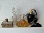 Flacon de parfum (4) - Verre, Métal - Vintage