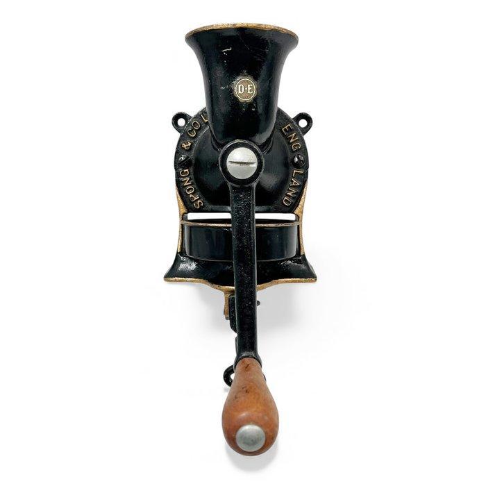 Douwe Egberts / Spong & Co. Ltd. - Koffiemolen - Metaal,, Antiek en Kunst, Antiek | Keukengerei