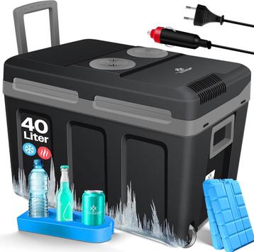 KESSER® Thermo-Elektrische Koelbox – 40L – 12V/230V – Zwart, Verzenden