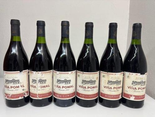 1991 (x3) & 1997 (x3) Bodegas Bilbaínas, Viña Pomal - Rioja, Verzamelen, Wijnen