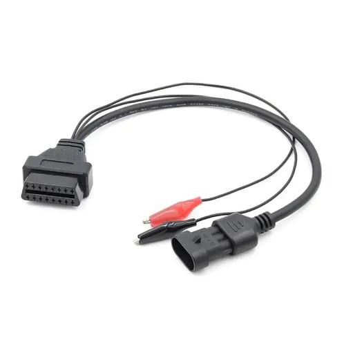 Alfa Romeo/Fiat/Lancia 3-pins naar 16-pins OBD2 Verloopkabel, Auto diversen, Autogereedschap, Verzenden