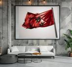 Ben Dauchez - Maroc Drapeau surimpression, Antiek en Kunst