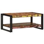 vidaXL Salontafel 90x50x38 cm massief gerecycled hout, Verzenden, Nieuw