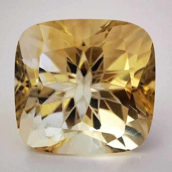 Zonder minimumprijs Citrien - 45.63 ct - Antwerp Laboratory, Handtassen en Accessoires, Edelstenen