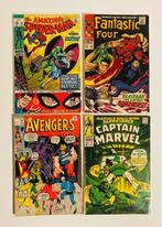 Marvel Comics #3 #63 #91 #94 - Captain Marvel / Fantastic, Livres